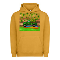Pigment Peanut Butter st patricks day truck shamrock with rainbow tumbler Urban Hoodie - RanaPortraitStore