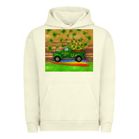 Pigment Pistachio st patricks day truck shamrock with rainbow tumbler Urban Hoodie - RanaPortraitStore
