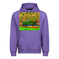 Tulip st patricks day truck shamrock with rainbow tumbler Urban Hoodie - RanaPortraitStore