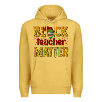 Antique Gold black teacher matter Premium Hoodie - texasbilliewilder