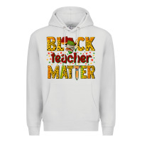 Dove Grey black teacher matter Premium Hoodie - texasbilliewilder