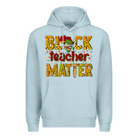 Blue Mist black teacher matter Premium Hoodie - texasbilliewilder