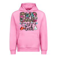 Fuchsia Pink ekg tech Urban Hoodie - Zillion Design Studio