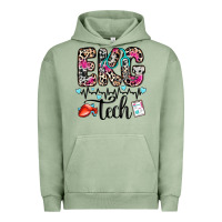 Pigment Oil Green ekg tech Urban Hoodie - Zillion Design Studio