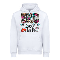 White ekg tech Urban Hoodie - Zillion Design Studio
