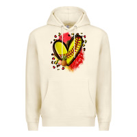 Sandshell fruits and softball heart Premium Hoodie - Zillion Design Studio