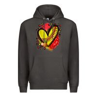 Smoke fruits and softball heart Premium Hoodie - Zillion Design Studio