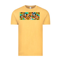 Vintage Mustard Cow fall pumpkin Vintage Tee - Artiststas