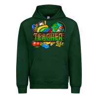 Forest Green teacher life Urban Hoodie - texasbilliewilder