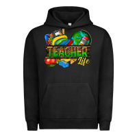 Pigment Black teacher life Urban Hoodie - texasbilliewilder