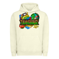 Pigment Pistachio teacher life Urban Hoodie - texasbilliewilder