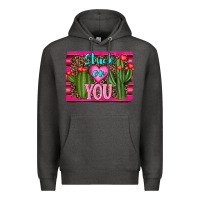 Charcoal Heather stuck on you cactus Premium Hoodie - RanaPortraitStore