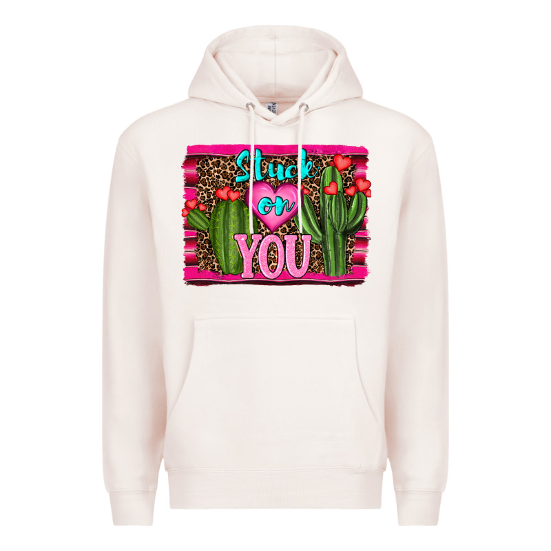 Stuck On You Cactus Premium Hoodie by RanaPortraitStore | Teevron