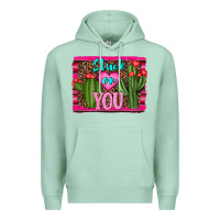 Seafoam stuck on you cactus Premium Hoodie - RanaPortraitStore