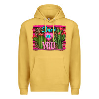 Antique Gold stuck on you cactus Premium Hoodie - RanaPortraitStore