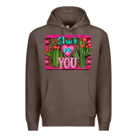 Coffee stuck on you cactus Premium Hoodie - RanaPortraitStore
