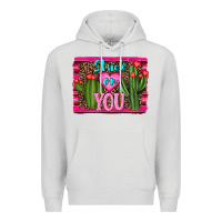 Dove Grey stuck on you cactus Premium Hoodie - RanaPortraitStore