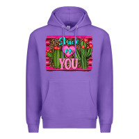 Purple stuck on you cactus Premium Hoodie - RanaPortraitStore