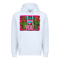 White stuck on you cactus Premium Hoodie - RanaPortraitStore