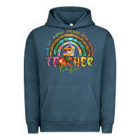 Pigment Midnight Navy teacher life Urban Hoodie - texasbilliewilder