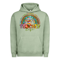 Pigment Oil Green teacher life Urban Hoodie - texasbilliewilder