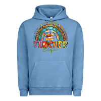 Pigment Pebble Blue teacher life Urban Hoodie - texasbilliewilder