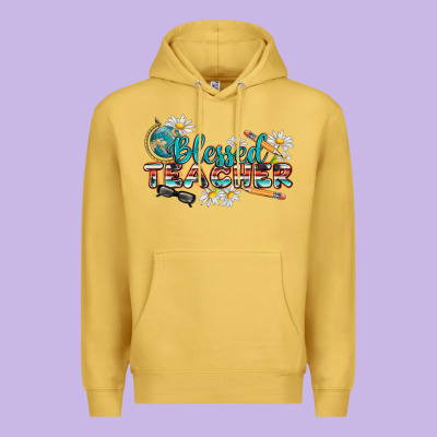 Blessed Teacher Premium Hoodie Designed By Texasbilliewilder