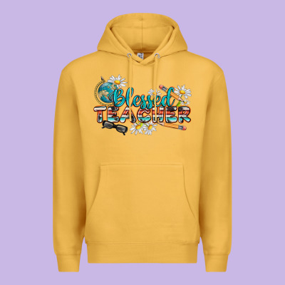 Blessed Teacher Premium Hoodie Designed By Texasbilliewilder