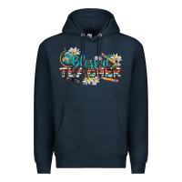 Navy blessed teacher Premium Hoodie - texasbilliewilder