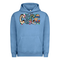 Pigment Pebble Blue cscc cutaneous squamous cell cancer Urban Hoodie - Zillion Design Studio