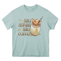 Arona Half Human Half Coffee Heavy Core Tee - CowhideDigitalArt
