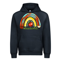 Navy teacher life with rainbow Urban Hoodie - texasbilliewilder