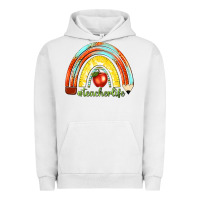 Pigment Lunar Rock teacher life with rainbow Urban Hoodie - texasbilliewilder