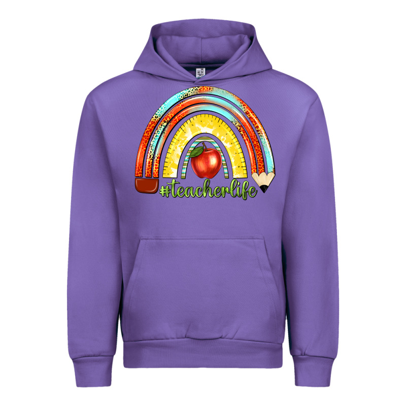 Teacher Life With Rainbow Urban Hoodie by texasbilliewilder | Teevron