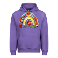 Tulip teacher life with rainbow Urban Hoodie - texasbilliewilder