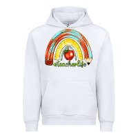 White teacher life with rainbow Urban Hoodie - texasbilliewilder