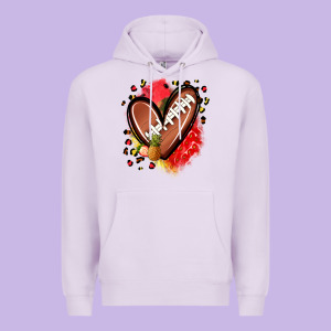 Fruits And Football Heart Premium Hoodie Designed By Zillion Design Studio