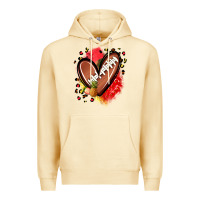 Pina Colada fruits and football heart Premium Hoodie - Zillion Design Studio