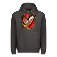 Smoke fruits and football heart Premium Hoodie - Zillion Design Studio