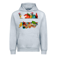 Heather Grey teacher name frame custom Urban Hoodie - texasbilliewilder