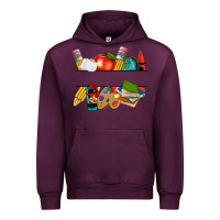 Mauve Wine teacher name frame custom Urban Hoodie - texasbilliewilder