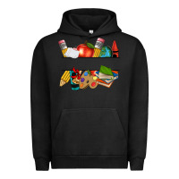 Pigment Black teacher name frame custom Urban Hoodie - texasbilliewilder