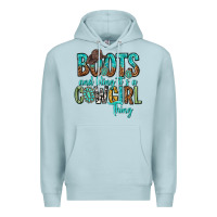 Boots And Bling Its A Cowgirl Thing Premium Hoodie | Teevron