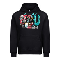 Black pcu Urban Hoodie - Zillion Design Studio