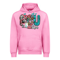 Fuchsia Pink pcu Urban Hoodie - Zillion Design Studio