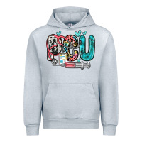 Heather Grey pcu Urban Hoodie - Zillion Design Studio