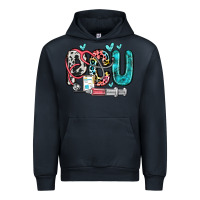 Navy pcu Urban Hoodie - Zillion Design Studio