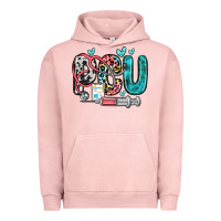 Pigment Salmon pcu Urban Hoodie - Zillion Design Studio