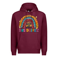 Burgundy bus driver Premium Hoodie - texasbilliewilder