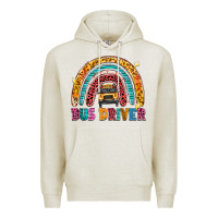 Oatmeal Heather bus driver Premium Hoodie - texasbilliewilder